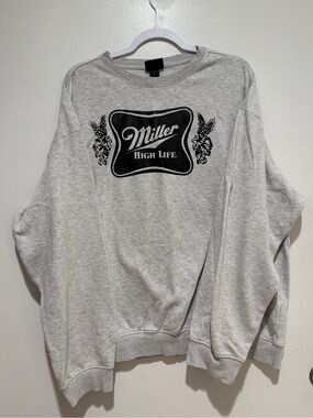 Miller highlife pullover crewneck